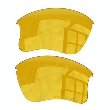 Imagem de Lentes de substituição para óculos de sol Oakley Flak Jacket XLJ com lentes polarizadas (amarelo claro)