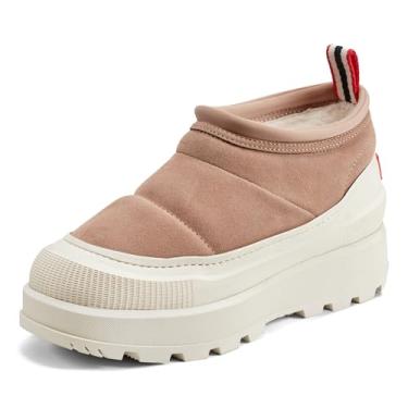 Imagem de Hunter Bota feminina de cano curto Askern, Camurça marrom média, 40