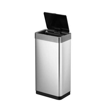Imagem de Lixeira Automática Retangular 50 Litros com Sensor em Aço Inox