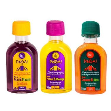 Imagem de Lola Cosmetics Pinga Kit Óleo  Açai e Pracaxi + Cenoura e Oliva + Pata