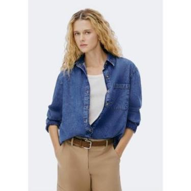 Imagem de Camisa Hering Jeans Manga Longa Feminina-Feminino