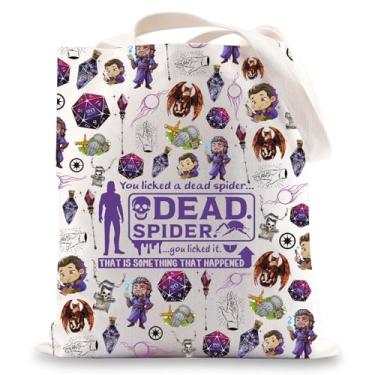 Imagem de JNIAP BG3 Gale Tote Bag BG3 Gale Gifts Gale Approves Gift You Licked a Dead Spider Gifts Gale Merch, You Licked Tb, Large