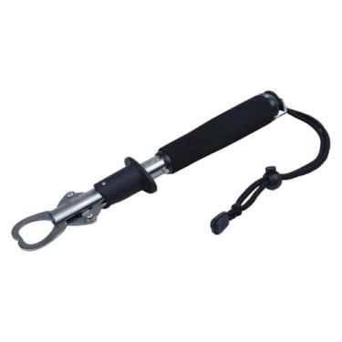 Imagem de Pesca Brasil, Alicate Garra Steel Resistente e Prático, Com Balança para até 25kg, Preto