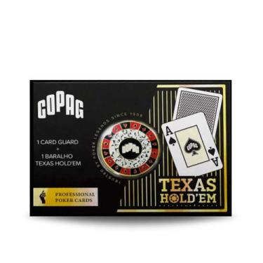 Imagem de Kit Baralho Texas Holdem + Card Guard - Baralho Profissional - Copag