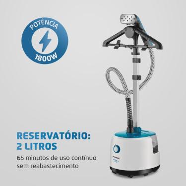 Imagem de Passadeira a Vapor Vip Care Mondial Branco/Azul 1800W VP-07