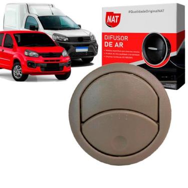 Imagem de Difusor Saida De Ar Fiat Uno Vivace 2010 Até 2014 E Fiorino 2014 Até 2