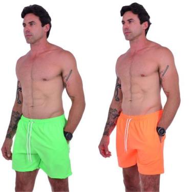Imagem de Short Masculino Dry Fit Tectel Liso Sarja Premium Treino Mauricinho - 