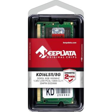 Imagem de Memoria Notebook Keepdata 8Gb Ddr3l 1600