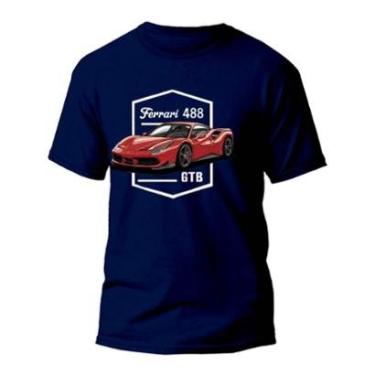 Imagem de Camiseta Carro Ferrari 488 - REF1360-Masculino