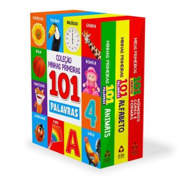Imagem de Livro - Coleção Minhas Primeiras 101 Palavras - Box com 3 Livrinhos