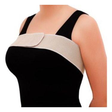 Imagem de Faixa Elástica Mamária Pós-cirúrgico Implante Mamário - GLC Ortopedia,