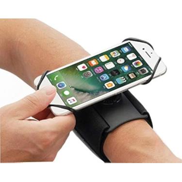 Imagem de Pulseira de pulso para ciclismo ao ar livre, corrida, esportes, academia, pulseira. Bolsa para Samsung Galaxy S24 S23 FE S22 S21 FE S20 FE A15 A35 A55 A25 A54 iPhone 16 15 14 13 12 11 XR XS X Google