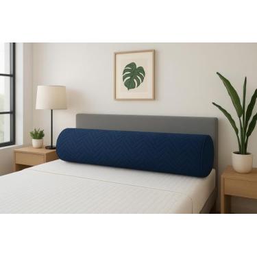 Imagem de Rolo Para Cabeceira Cama Box King + Protetor Matelado  - JZ Enxovais, 