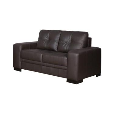 Imagem de Sofá 02 Lugares 1,70 m Couro Milano Marrom - Arte Sala, Marrom, 40 Kg