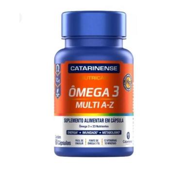 Imagem de Omega 3 Com Vitamina A Z E Minerais 60 Capsulas - Catarinense