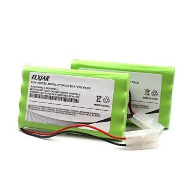 Imagem de Lunggwey (Pacote com 2) Bateria de substituição Ni-MH 9,6V 2200mAh 239180 Ni-MH para ferramenta de digitalização Genisys, OTC Mac Mentor e scanners automotivos TechForce