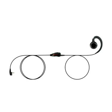 Imagem de Fone de ouvido giratório EH com microfone e PTT (para rádios Vertex, Motorola VX)