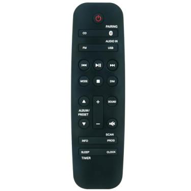 Imagem de Controle remoto de substituição aplicável ao sistema estéreo Philips Mini BTM2310/37 BTM2310 TAM3205/37 TAM3205 TAM4205/37 TAM4205
