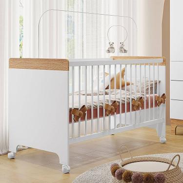Imagem de Berço Cama Infantil Doçura Branco/savana