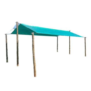 Imagem de Tenda Para Cobertura De Cocho 3.80x12m Lona Impermeável - CochoBag