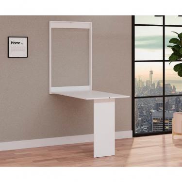 Imagem de Mesa Dobrável Retrátil De Parede 100x64 Branco
