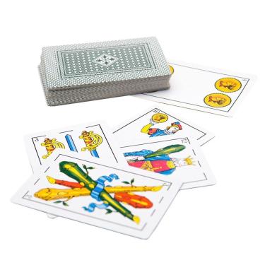 Imagem de Kit 2 Baralhos Espanhol Truco 40 Folhas De Papel
