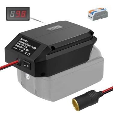 Imagem de Fybemax Adaptador De Bateria Para Makita Power Wheels Step Down 18 V 12 V, Regulador Conversor Buck 5 13 Estação Carregamento Faça Você Mesmo Com Conector Acendedor Cigarros Carro