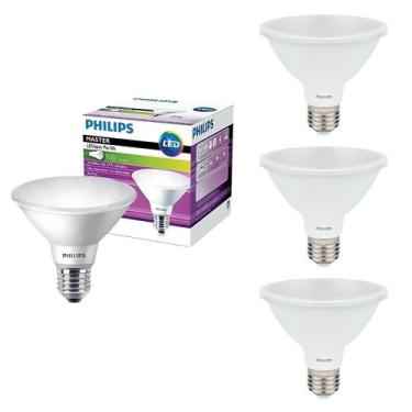 Imagem de 4 Lâmpadas Led 9,5w PAR30 25 Philips 2700k Quente Bivolt