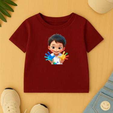 Imagem de Camiseta Unissex Infantil Estamp Meninino Autista Escola Creche Respei