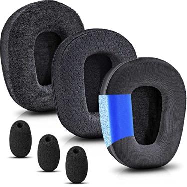 Imagem de TRANSTEK Kit De Almofadas Substituição Para Fones Ouvido B450-Xt B550-Xt, Compatível Com I B450 B550 Xt (Veludo + Malha Gel Refrescante)