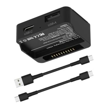 Imagem de LIGHTMEUP Adaptador De Carregador Compatível Com Bateria Drone Dji Mavic Air 2/2S, Tamanho Mini E Leve, Adequado Para Viagens, Usb Ca, Portas Duplas, Carregamento Rápido Bidirecional