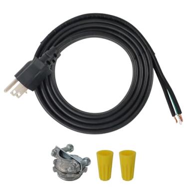 Imagem de EP Kit De Cabo Alimentação Reposição Para Triturador Lixo 9 Pés, 14 Awg, Aparelho 3 Pinos E Ferramenta Qualquer Modelo, Como Insinkerator