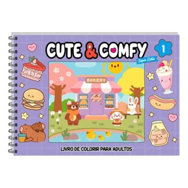 Imagem de Livro de Colorir Cute & Comfy Super Extra Capa Dura Edição 1 - Editora