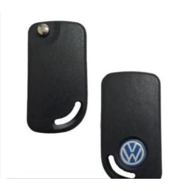 Imagem de Chave Canivete Seca Vw Gol G5 Fox Polo Voyage Jetta Com Lâmina