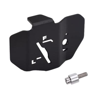 Imagem de LEDISHUN Motocicleta para Dax125 Monkey125 Bomba de freio traseiro tanque de fluido copo de óleo protetor de reservatório protetor de tampa (para veículo Honda) (preto)