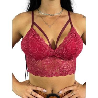 Imagem de Cropped Calças De Cós Alto Fashion e Ousado R12 - JTD MODAS, Vermelho,