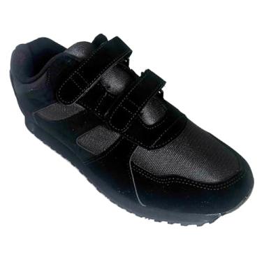 Imagem de Bangka Tênis masculino confortável com gancho e laço, tamanhos de caminhada, Preto, 46