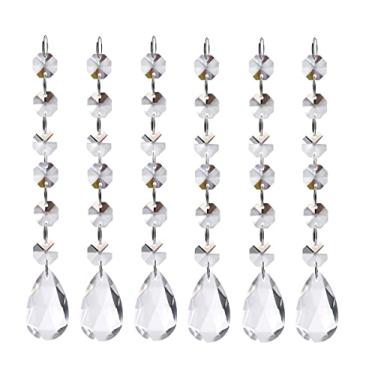 Imagem de 30 peças contas de cristal acrílico lustre guirlanda pendurar festa de casamento festa celebração decoração ... (estilo 1)