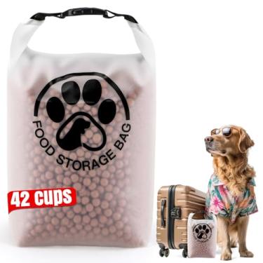 Imagem de Aosnare Bolsa de viagem de comida de cachorro com 42 xícaras para acampamento, hospedagem de cães, viagens de fim de semana e viagens