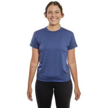 Imagem de Blusa Academia Feminina Babylook Esportiva Proteção Uv 50+ - TN Terra 