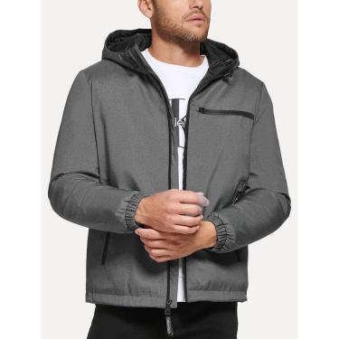 Imagem de Jaqueta Calvin Klein Hooded CK Peito Cinza Mescla Escuro-Masculino