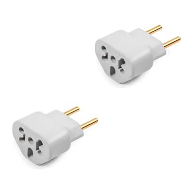Imagem de Kit 03 Adaptador De Tomada Universal Benjamin Bob Love Plug 10A e 20A Compatível com Diversos Aparelhos De 110v Até 250v