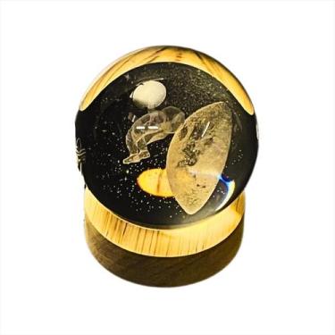 Imagem de Abajour LED Luminaria De Mesa Galaxy Lights Bola De Cristal Decortativ