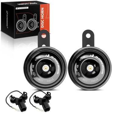 Imagem de A-Premium Buzina de carro elétrico de 2 peças compatíveis com Honda CR-V CRV, Civic, Accord, Odyssey, Fit & Acura MDX, TSX, TL, RL