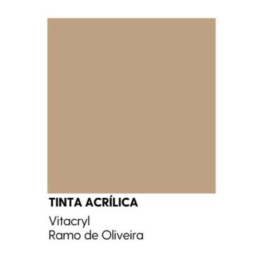 Imagem de Tinta Semibrilho Premium Marrons - Vitacryl, Ramo de Oliveira, 3,6 lts
