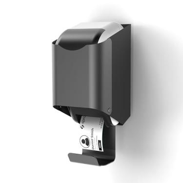 Imagem de Suporte de parede para impressora de etiquetas Brother QL-810W, QL-820NWB ou QL-820NWBc (preto)