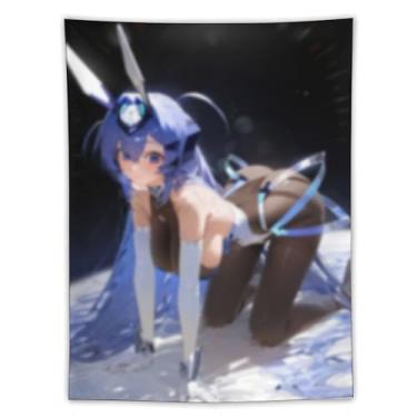 Imagem de LIEGBMEU Tapeçaria Sexy Hot Anime Girl 152.4 cmx203.2 cm Wall Quilt Art Whimsical Tapestry DecorationAF308