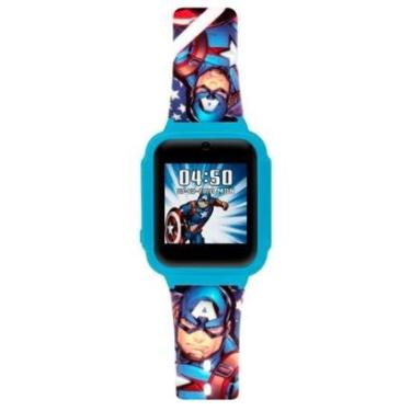 Imagem de Relógio Smarts Kids Azul Capitão América COMARVELAH/9A-Unissex
