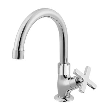 Imagem de Torneira para Cozinha de Balcão Bica Móvel 1190 Linha Ômega Cromado Meber