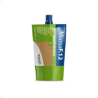 Imagem de Viapol Massa F-12 Para Reparo Em Madeiras Cores 200g, Cerejeira